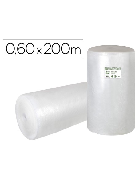 Plastico burbuja liderpapel ecouse 060x200m 30 de plastico reciclado