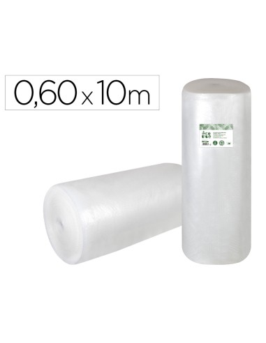 Plastico burbuja liderpapel ecouse 060x10m 30 de plastico reciclado