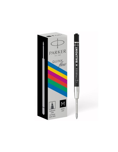 Recambio boligrafo parker originals economico negro punta media