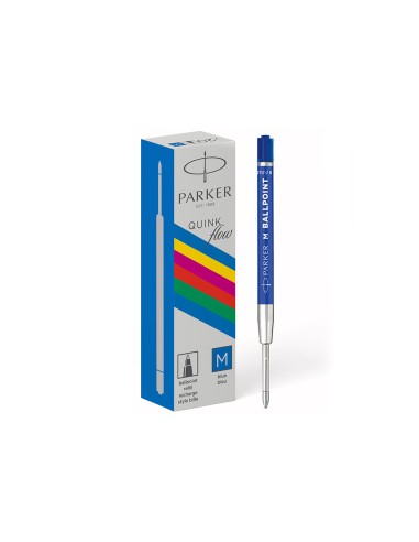 Recambio boligrafo parker originals economico azul punta media