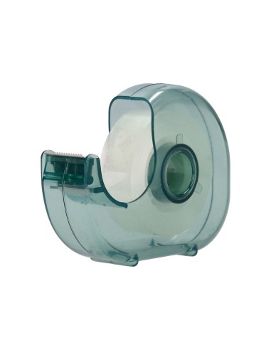 Miniportarrollo liderpapel ecouse 100 plastico reciclado para cinta de 33 mt x 19 mm