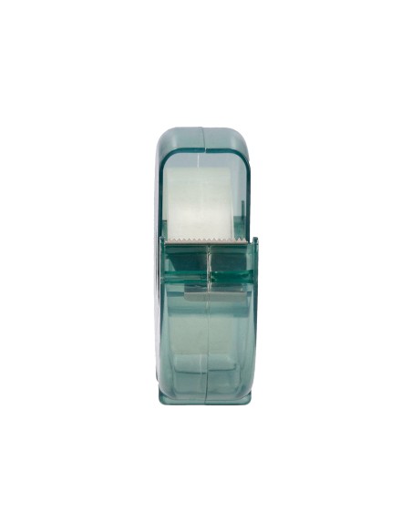 Miniportarrollo liderpapel ecouse 100 plastico reciclado para cinta de 33 mt x 19 mm