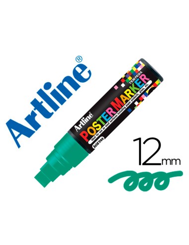 Rotulador artline poster marker epp 12 punta redonda 12 mm color verde