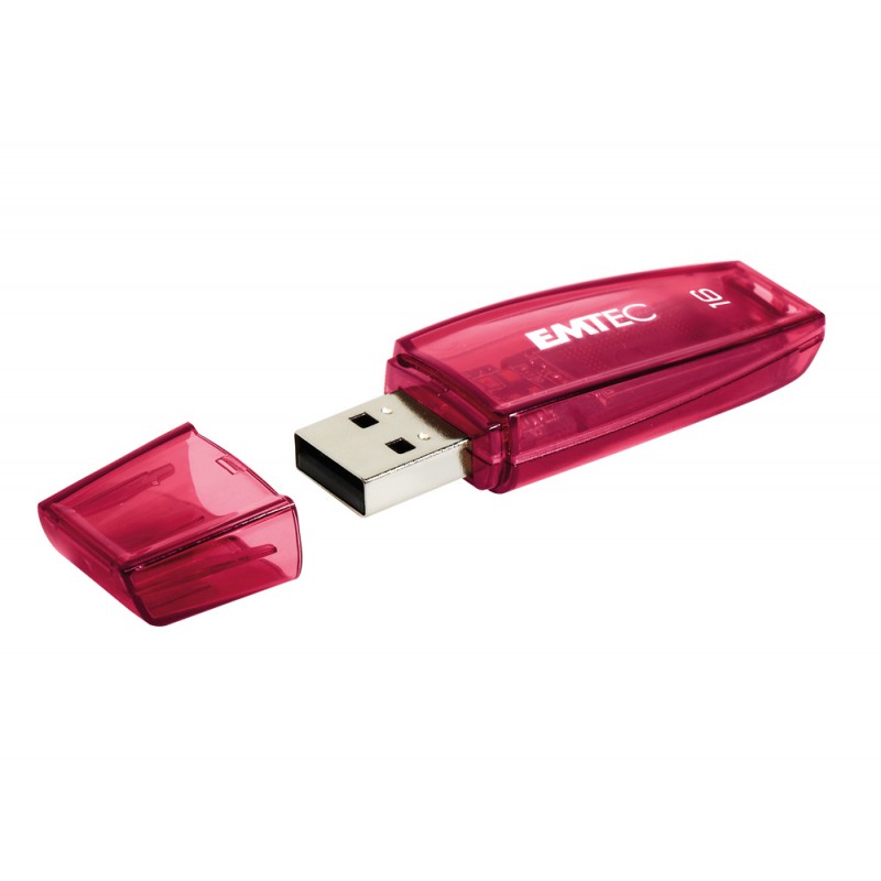 Memoria usb emtec flash c410 16 gb 20 rojo