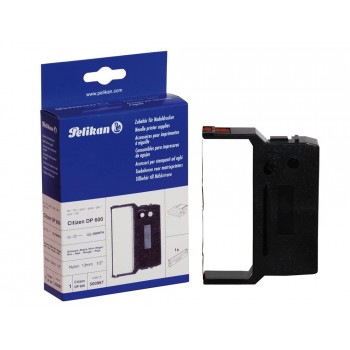 Cinta impresora pelikan para citizen dp 600 negro rojo