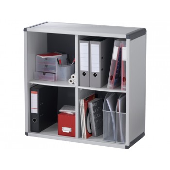Mueble estanteria 4 casillas fast paperflow 790x778x330 mm