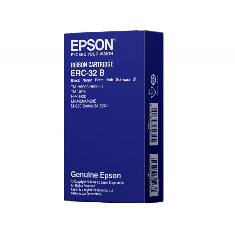 Cinta impresora epson erc 32b negra tm h6000