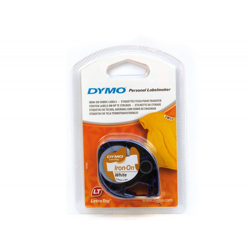 Cinta dymo 12mm para ropa maquina letratag