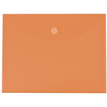 Carpeta liderpapel dossier a4 cierre de velcro naranja