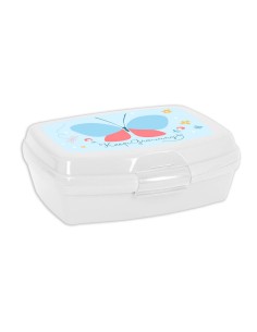 Sandwichera escolar safta blackfit8 mariposa 170x140x60 mm