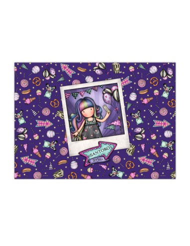 Carpeta broche safta polipropileno a4 gorjuss fairground set de 2 unidades 240x330x10 mm