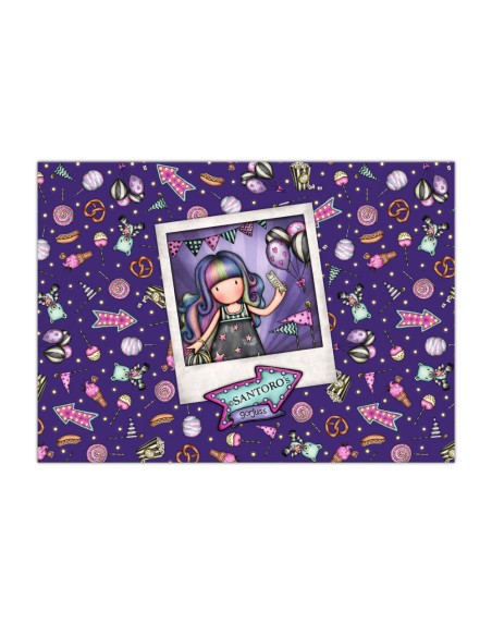 Carpeta broche safta polipropileno a4 gorjuss fairground set de 2 unidades 240x330x10 mm