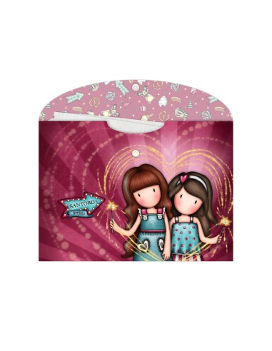 Carpeta broche safta polipropileno a4 gorjuss fairground set de 2 unidades 240x330x10 mm