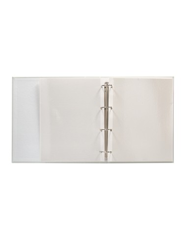 Album de fotos liderpapel anillas con 20 hojas autoadhesivas