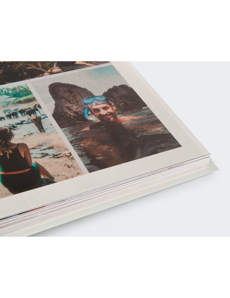 Album de fotos liderpapel anillas con 20 hojas autoadhesivas