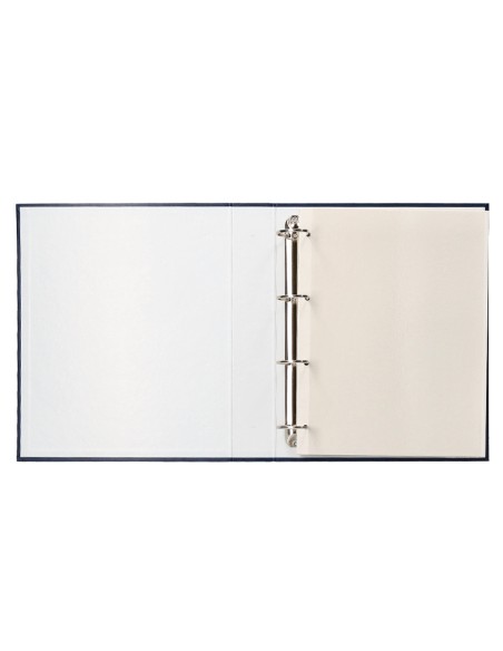 Album de fotos liderpapel anillas serie classic con 20 hojas autoadhesivas color azul