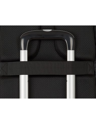 Mochila para portatil antartik 156 con asa y 3 bolsillos exteriores adaptable a maleta color negro 290x440x150 mm
