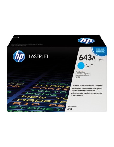 HP Q5951A Cyan Cartucho de Toner Original - 643A