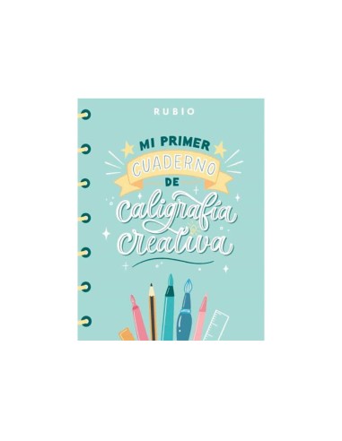 Mi primer cuaderno de caligrafia creativa rubio encuadernacion rustica 108 paginas 205x265 mm