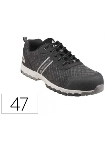 Zapato de seguridad deltaplus boston deportivo poliester con refuerzo tpu suela sellada negro talla 47