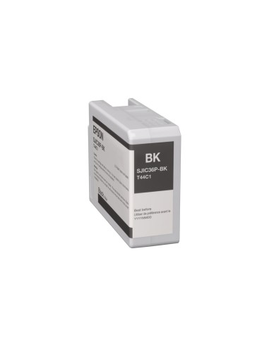 Epson SJIC36P Negro Cartucho de Tinta Original - C13T44C140/SJIC36P(K)