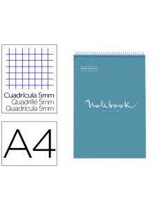 Cuaderno espiral miquelrius notebook 1 emotions reporter tapa forrada din a4 microperforado 80 hojas