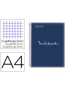 Cuaderno espiral miquelrius notebook 1 emotions tapa polipropileno din a4 microperforado 80 hojas