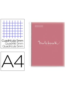 Cuaderno espiral miquelrius notebook 1 emotions tapa polipropileno din a4 microperforado 80 hojas