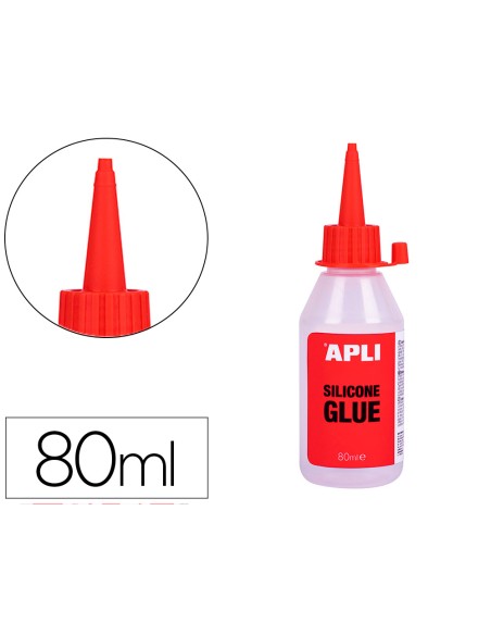 Cola de silicona apli bote 80 ml