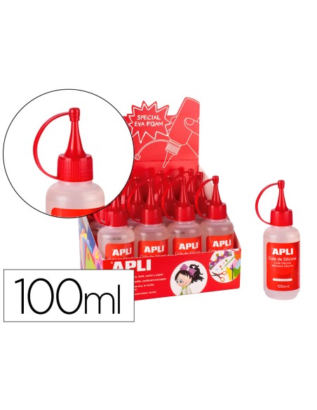 Cola de silicona apli bote 100 ml