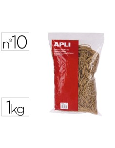 Gomillas elasticas apli 100 x 2 mm n 10 bolsa de 1000 gr