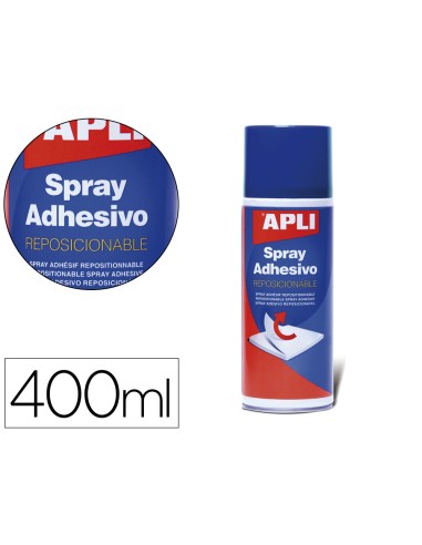 Pegamento apli spray reposicionable bote de 400 ml