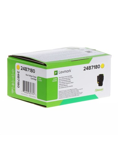 Lexmark C2240/XC2235 Amarillo Cartucho de Toner Original - 24B7180