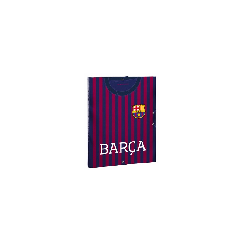 Carpeta clasificador safta folio forrada 12 departamentos fc barcelona 1 equipacion 18 19