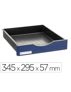 Cajon modular archivo 2000 archivodoc grande frontal intercambiable color azul 345x295x57 mm