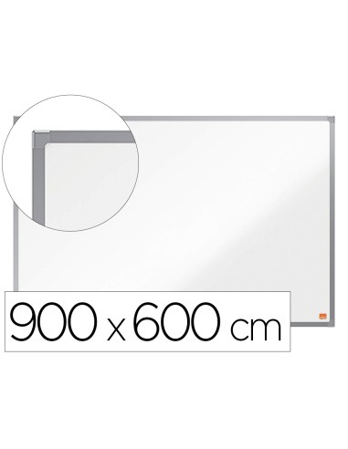 Pizarra blanca nobo essence acero vitrificado magnetica 900x600 mm