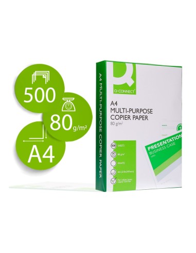 Papel fotocopiadora q-connect din a4 80 gramos...