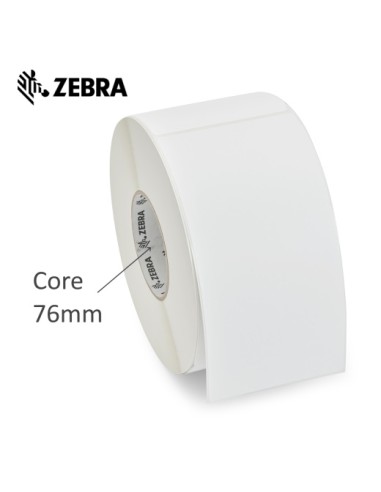 Zebra Z-Perform 1000D Pack de 6 Rollos de Etiquetas Termicas Originales 76x25mm - Adhesivo Permanente - 5.180 Unidades x Rollo 