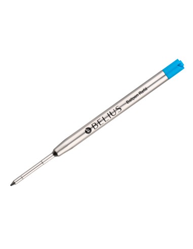 Recambio boligrafo belius azul 08 mm caja 3 unidades