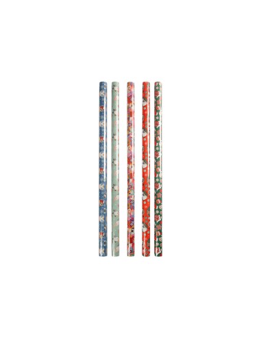 Papel de regalo liderpapel navidad rollo ancho 70 cm longitud 2 mt gramaje 60 gr disenos surtidos