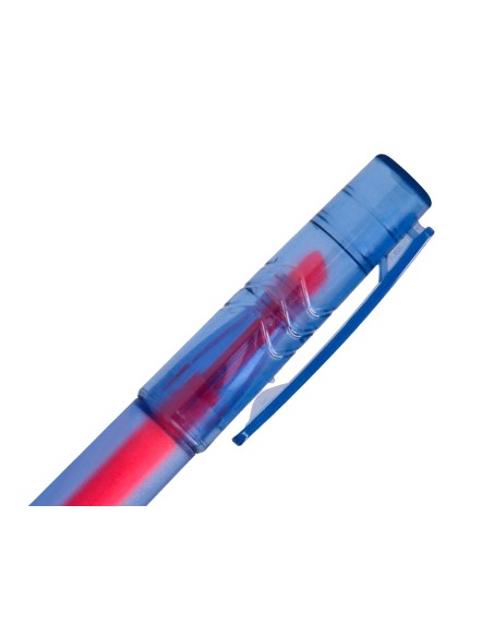 Rotulador q connect fluorescente punta biselada fabricado en pet reciclado bolsa de 4 unidades colores