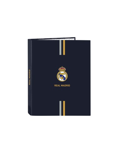Carpeta 4 anillas mixtas safta folio real madrid 2 equipacion 23 24