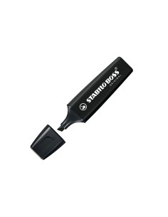 Rotulador stabilo boss pastel fluorescente nature colors negro