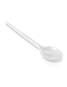 Cucharilla de plastico blanco reutilizable paquete de 100 unidades