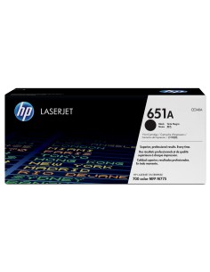 HP CE340A Negro Cartucho de Toner Original - 651A