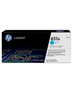 HP CE341A Cyan Cartucho de Toner Original - 651A
