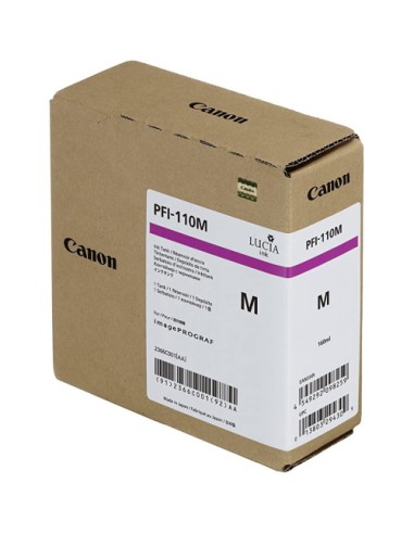 Canon PFI110 Magenta Cartucho de Tinta Original...