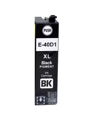 Epson T40D1 Negro Cartucho de Tinta Pigmentada Generico - Reemplaza C13T40D140/C13T40C140