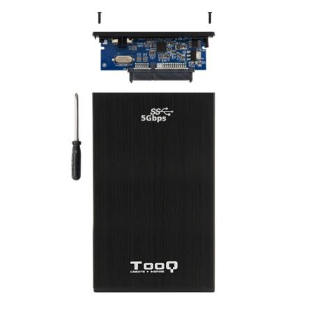 TooQ TQE-2522B caja HD 2.5" SATA3 USB 3.0 Negra TooQ TQE-2522B caja HD 2.5" SATA3 USB 3.0 Negra