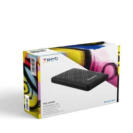 Tooq Caja externa 2,5" SATA USB3.1 Gen1 Negra Tooq Caja externa 2,5" SATA USB3.1 Gen1 Negra